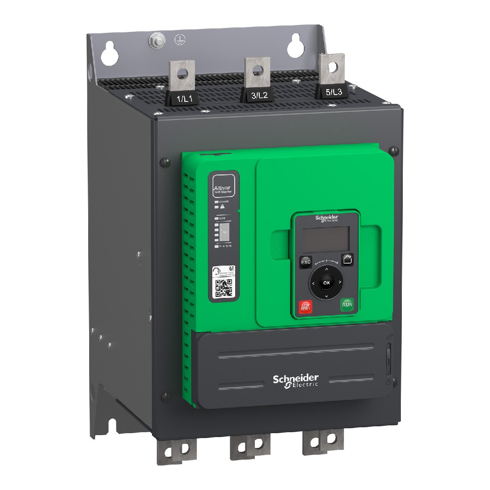 Schneider Electric Altivar 480 Series ATS480C17Y Soft Starter for Three-Phase Asynchronous Motors (208–690V / 170A / 90 kW)